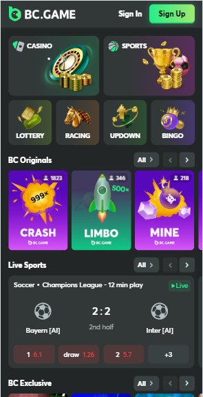 BC Game Crash Погружение в мир азартных игр BC Game Crash Погружение в мир азартных игр