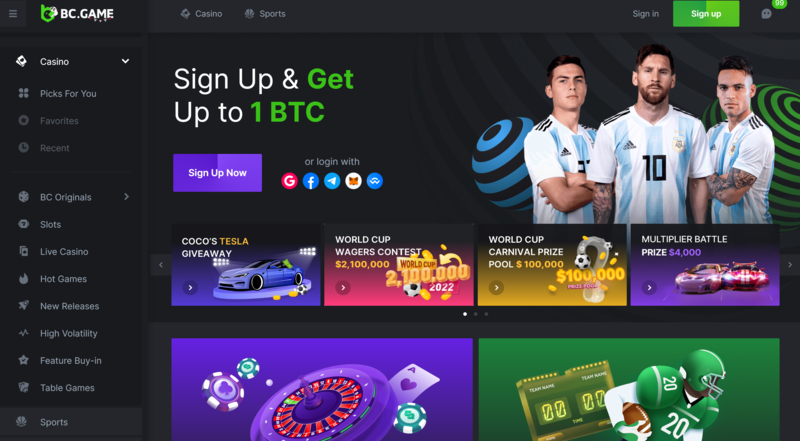 BC Game Casino Customer Support